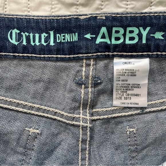 Cruel Denim Abby Women’s Jeans- Size 32/13 - Picture 11 of 13